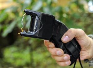 A stun gun is not as effective as a taser when it comes to taking down a criminal